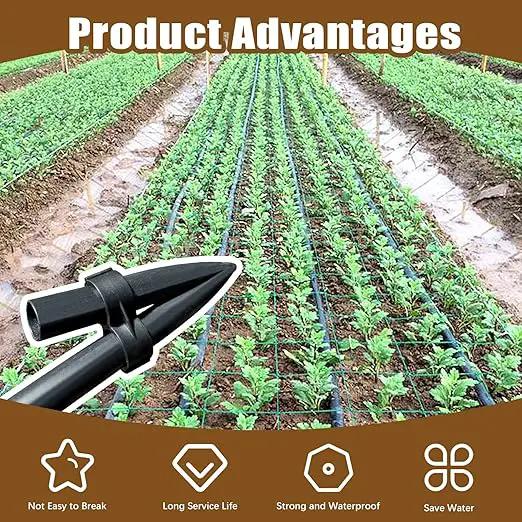 32Pcs Drip Irrigation Tubing Hole Punch Set, Drip Tube Hole Punch Fitting Insertion Tools, Drip Irrigation Plugs and Figure 8 End Cap Plug Irrigation Fittings for Garden Agricultural Watering by GreenHaven Gardens