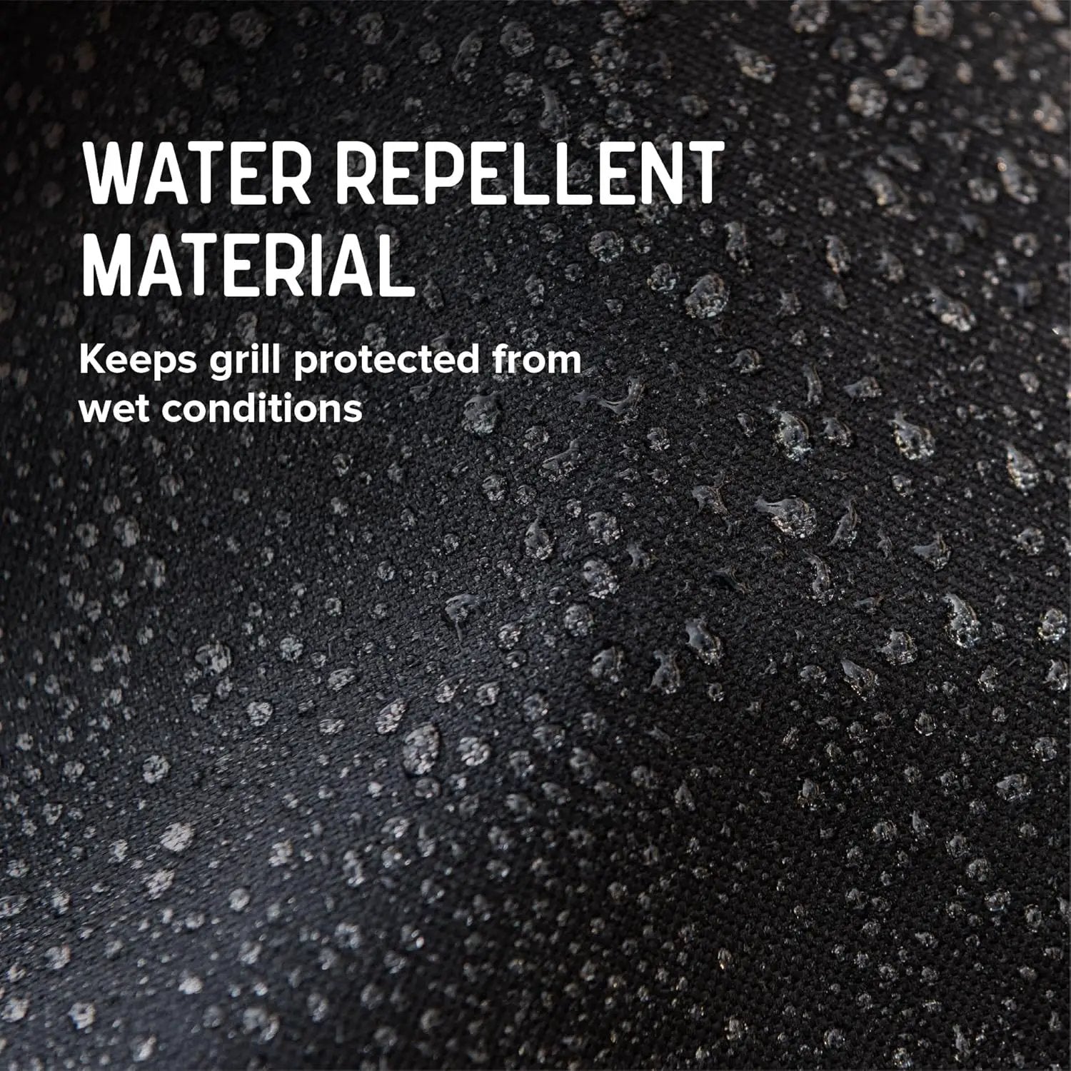 66" Gas Grill Cover for 5&6-Burner Grill, Water-Resistant Heavy Duty Polyester PVC Blend, Adjustable Straps, Built-In Pouch, Designed for Standard 5 & 6-Burner BBQ Grills, Black - 700-20142 by GreenHaven Gardens