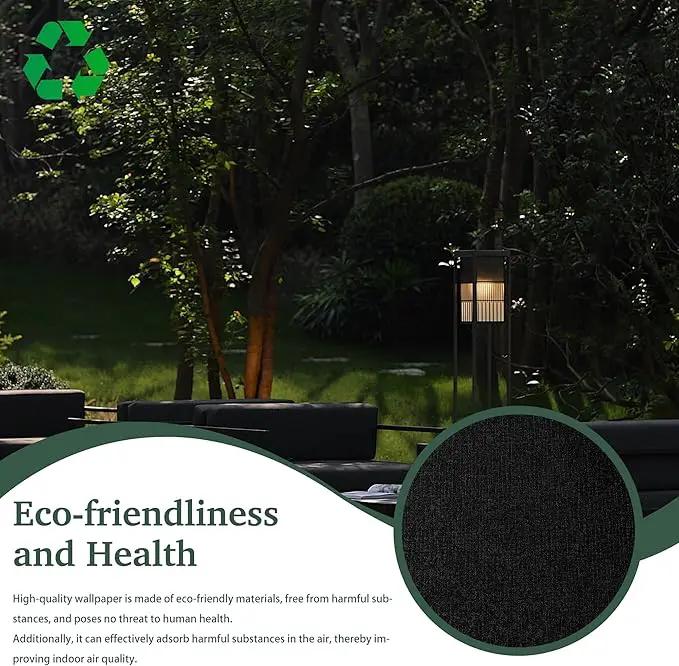 Dimoon 590''x17.7'' Black Peel and Stick Wallpaper Contact Paper Self Adhesive Wall Paper by GreenHaven Gardens