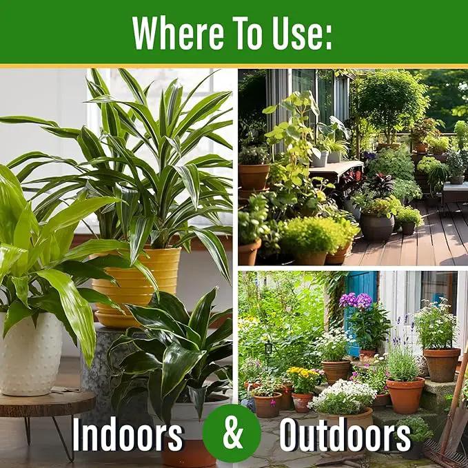 Elm Dirt Plant Juice Organic Fertilizer for All Purpose Plants - Plant Food Indoor House Plants | Liquid Plant Food Outdoor & Indoor Plant Fertilizer for Vegetables, Succulents & Hydroponics, 3Bottle by GreenHaven Gardens