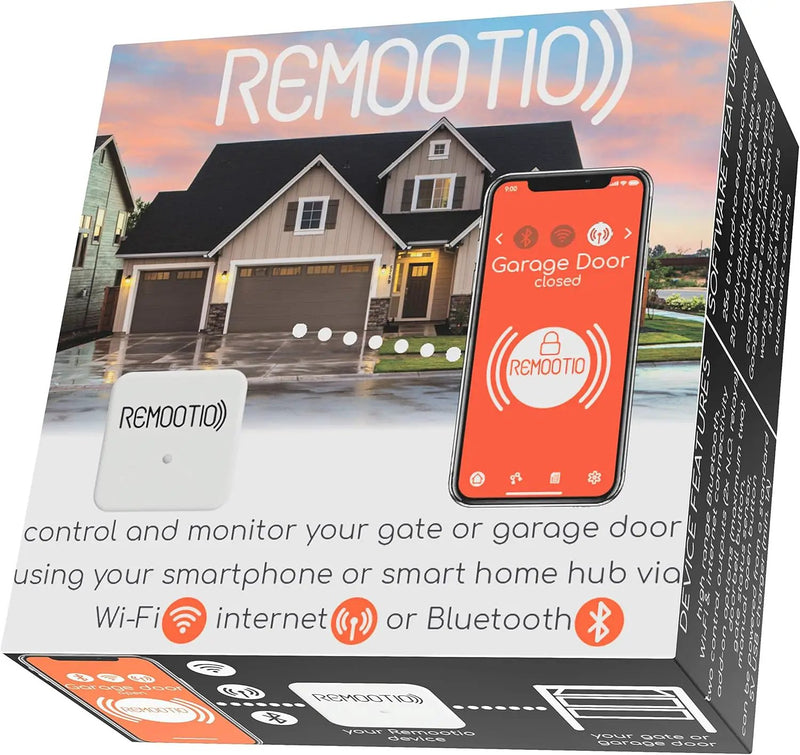 2 WiFi and Bluetooth Smart Garage Door opener with iOS and Android App, Apple Home (HomeKit), Amazon Alexa, Google Home, SmartThings, Siri Shortcuts compatible. With sensor and power adapter. by GreenHaven Gardens