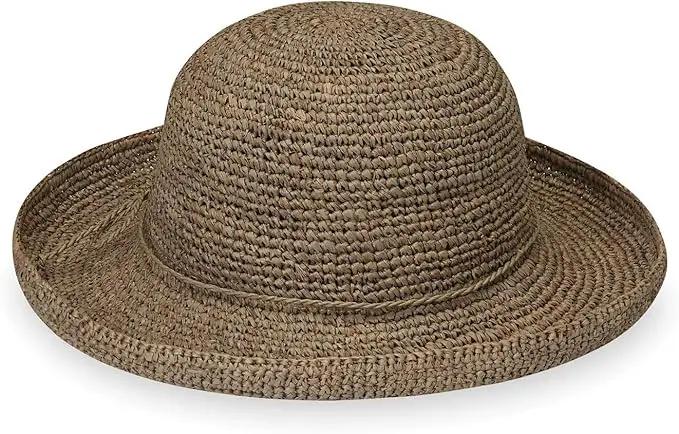 Wallaroo Hat Company – Women’s Petite Catalina Sun Hat – Wide Brim, Natural Fiber, Adjustable Sizing for Smaller Crown Sizes by GreenHaven Gardens