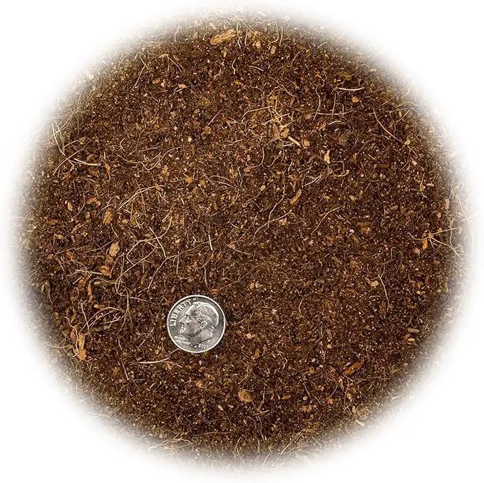 Premium Organic Coconut Coir Mix for Home Gardening - All Natural Soil Amendment - PH Balanced and Double Washed Coco Coir by Gardenera (4 Quart Bag) by GreenHaven Gardens