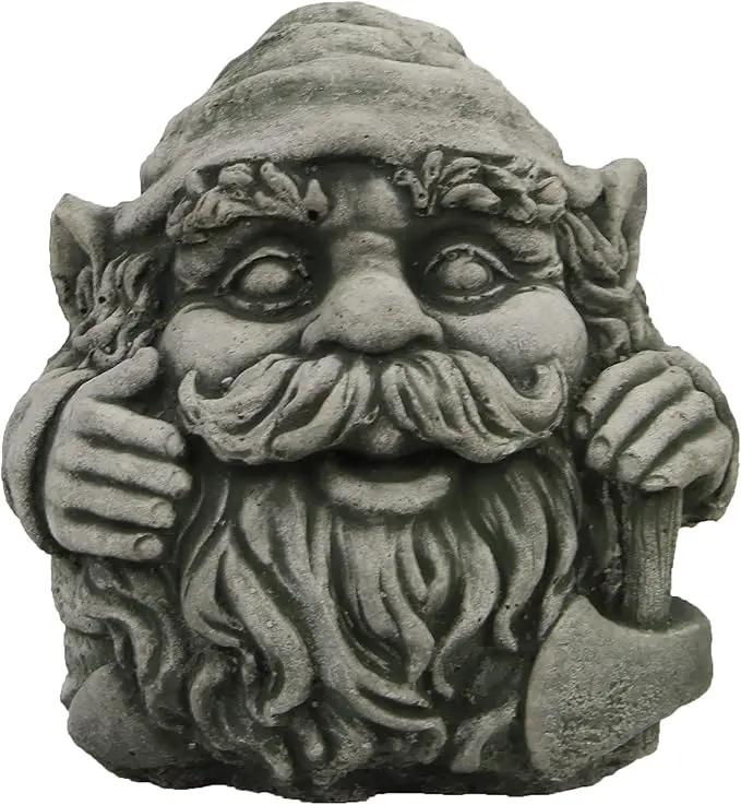 Gnome with Axe Home and Garden Statues by GreenHaven Gardens