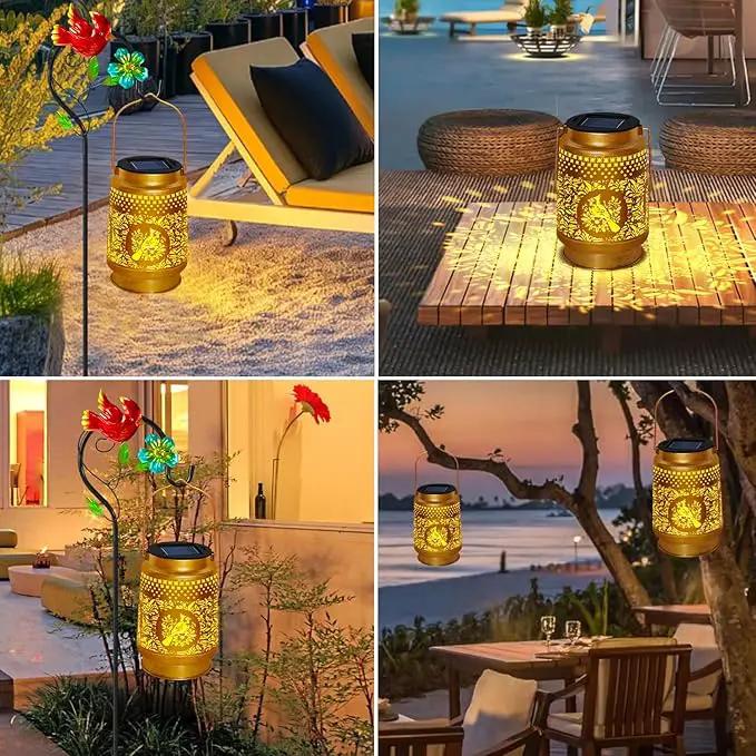 TEDOF Solar Lanterns Outdoor Waterproof,Cardinal Solar Lights Garden Decor Gifts for Mom Women Grandma Decoration Outside for Yard, Patio,Backyard,Porch by GreenHaven Gardens