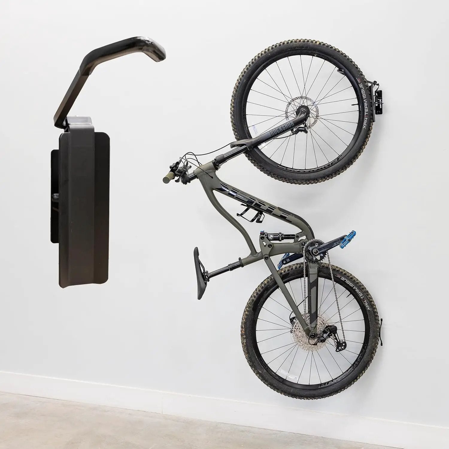 StoreYourBoard Bike Swivel Rack – Wall Mounted Garage Bike Storage, Vertical Hanger with 120° Swing Design & Stopper, Space-Saving Indoor Wall Mount – Fits Kids Bikes, BMX & More by GreenHaven Gardens