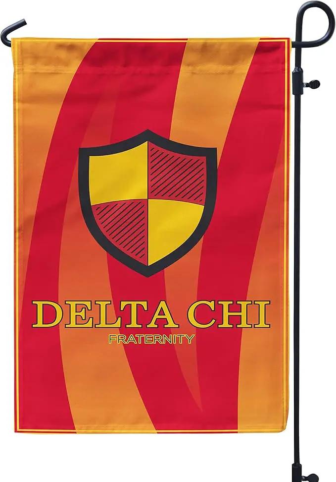 Delta Chi Licensed Flag Garden Flag Banner Yard Decor Outdoor Decoration (Delta Chi #2) by GreenHaven Gardens