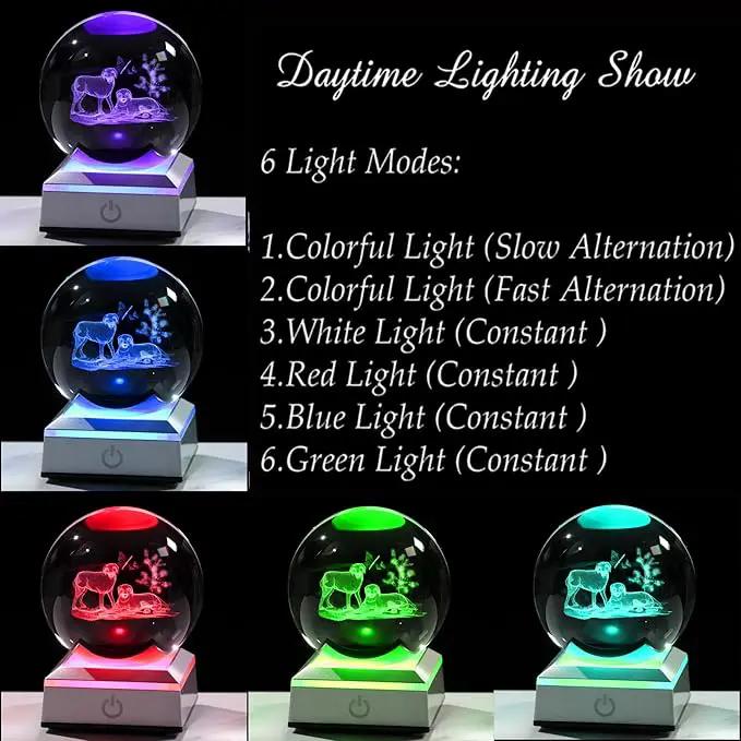 3D Crystal Ball Labrador Retriever Gifts for Women Men - Labrador Retriever Statue Paperweight Birthday Christian Gifts for Best Friend Daughter Keepsake Paperweight -Dog Figurines Statues Home Decor by GreenHaven Gardens