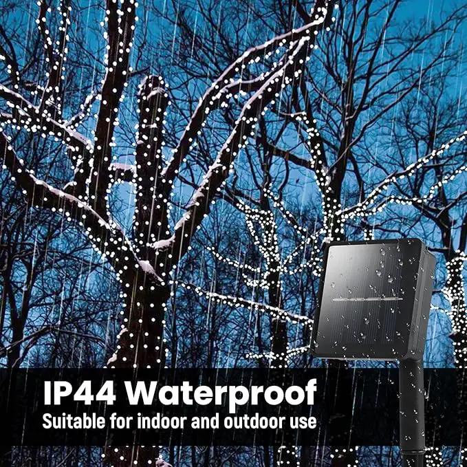 Solar String Lights Outdoor, 2 Pack 200 Led Solar Fairy Lights for Outside Waterproof 145ft Cool White Solar Lights 8 Lighting Mode Solar String Lights for Outside,Garden,Courtyards,Trees by GreenHaven Gardens