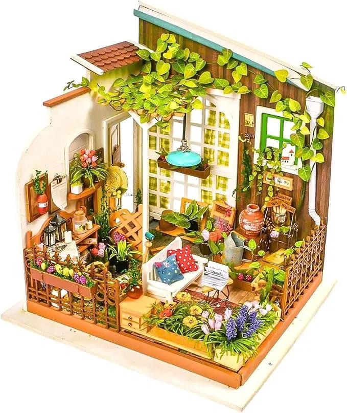 Rolife 1:20 Miniature House Kits-Tiny House Kit-DIY Miniature Dollhouse Kits for Adults-Model Building Craft Kits-Hobbies Gifts for Women and Men by GreenHaven Gardens