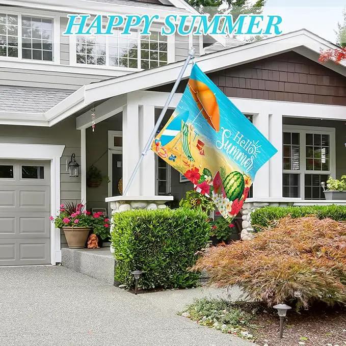 12 Pcs Seasonal Garden Flag 3 x 5 ft Yard Flags for Outside Double Sided Holiday Banner with Grommets for Spring Summer 4th of July Outdoor Banner Decorations by GreenHaven Gardens