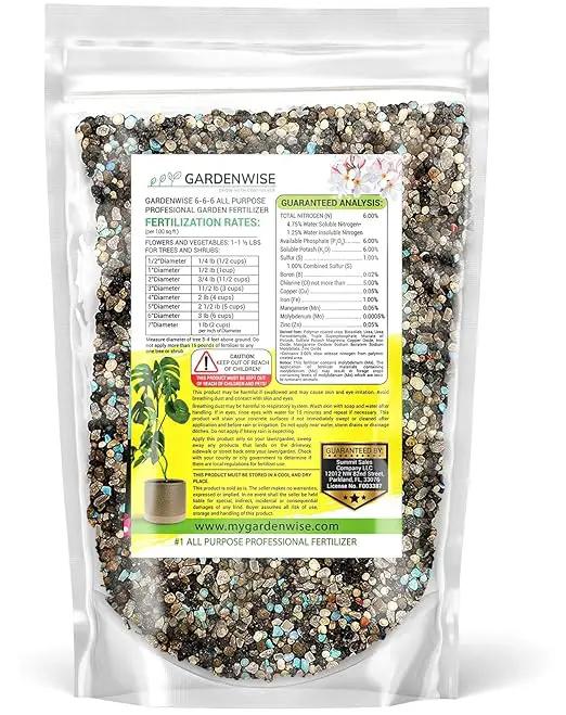 6-6-6 All-Purpose Professional Plant Food Fertilizer; Ideal for Winter Care & Spring Feeding, Perfect Balanced NPK for Indoor and Outdoor Plants (20 QUARTS) by GreenHaven Gardens