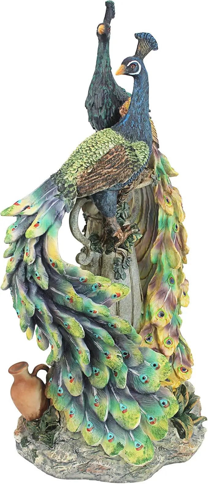 Design Toscano Peacocks in Paradise Statue by GreenHaven Gardens