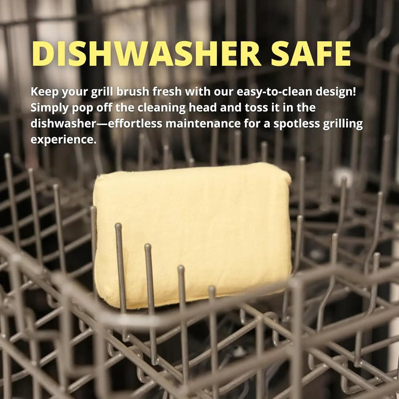 Grill Rescue BBQ Replaceable Scraper Cleaning Head, Bristle Free - Safe, Durable and Unique Scraper Tools for Cast Iron or Stainless-Steel Grates, Barbecue Cleaner (GB3000 Head) by GreenHaven Gardens