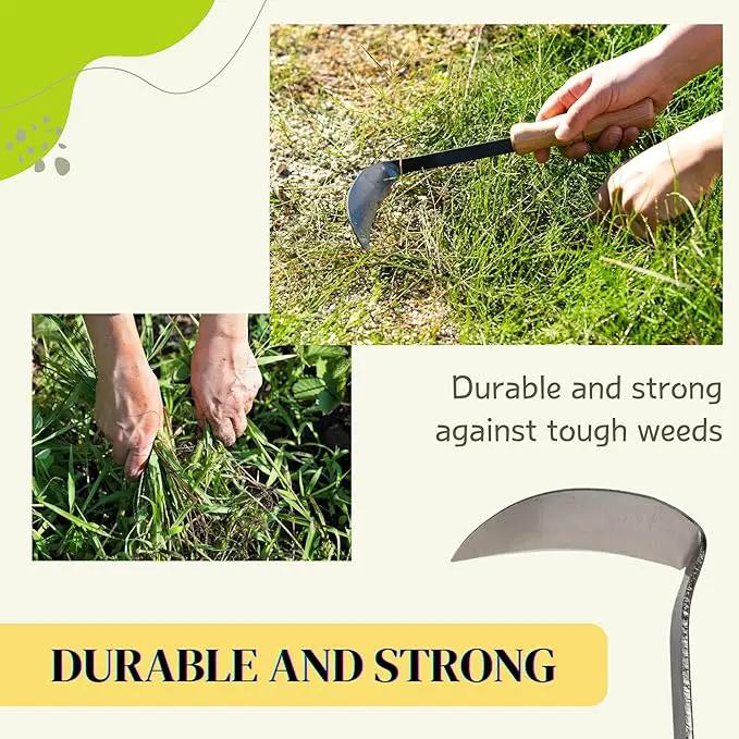 Japanese Gardening Tool Hand Weeder Kana Hoe Made in Japan by GreenHaven Gardens