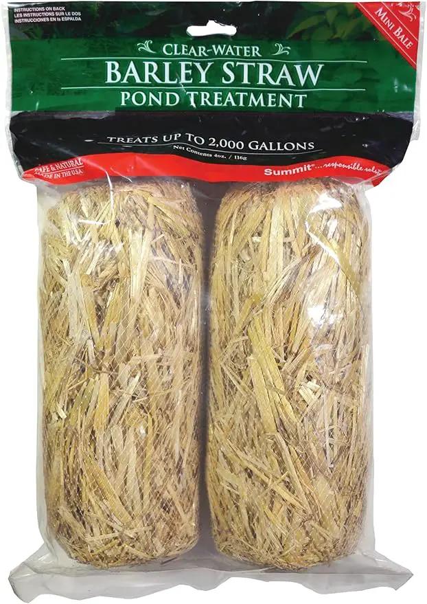 Summit...responsible solutions Summit 125 Clear-Water Barley Straw Bales, 2-Pack Treats up to 1000-Gallon by GreenHaven Gardens