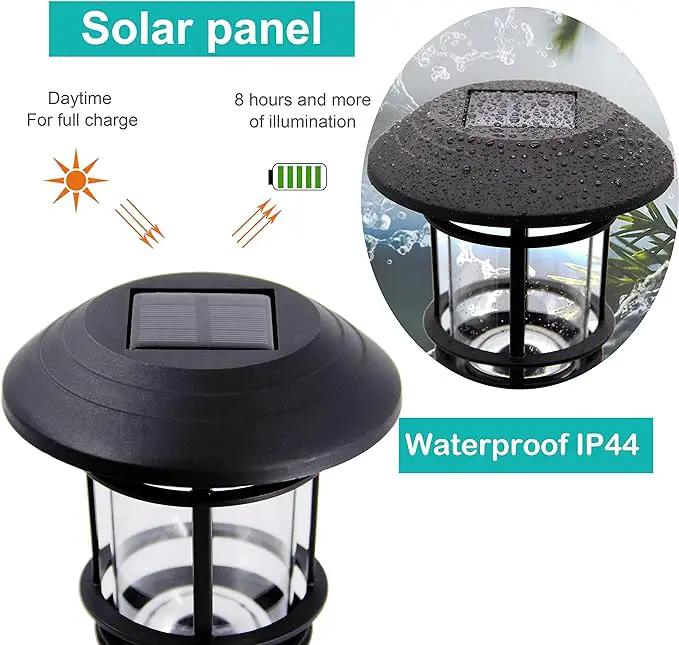 MAGGIFT Solar Powered Pathway Lights - 6 Pack, Waterproof, Warm White for Lawn, Patio, Yard, Walkway, Deck, Driveway by GreenHaven Gardens