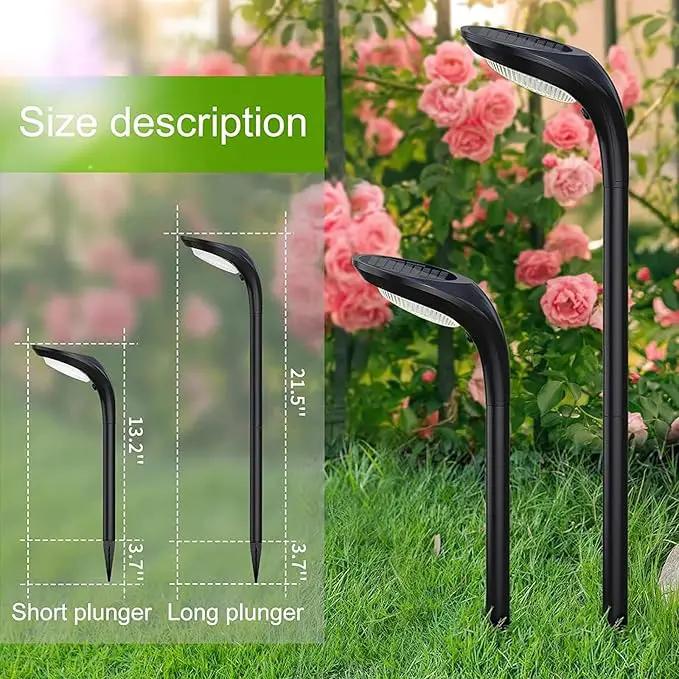JSOT 150 Lumen Bright Solar Outdoor Lights,4 Pack Solar Pathway Lights Waterproof Landscape Lighting Path Light for Garden Decor Walkway Yard Driveway Holiday Decorative Lamp by GreenHaven Gardens