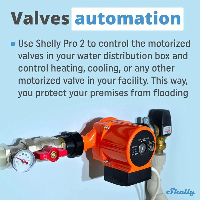 Shelly Pro 2 | Wi-Fi & LAN, 2-Channel Smart Relay | Home & Facility Automation | Compatible with Alexa & Google Home | iOS Android App | Lights Automation | Controller for Motorized Valve by GreenHaven Gardens