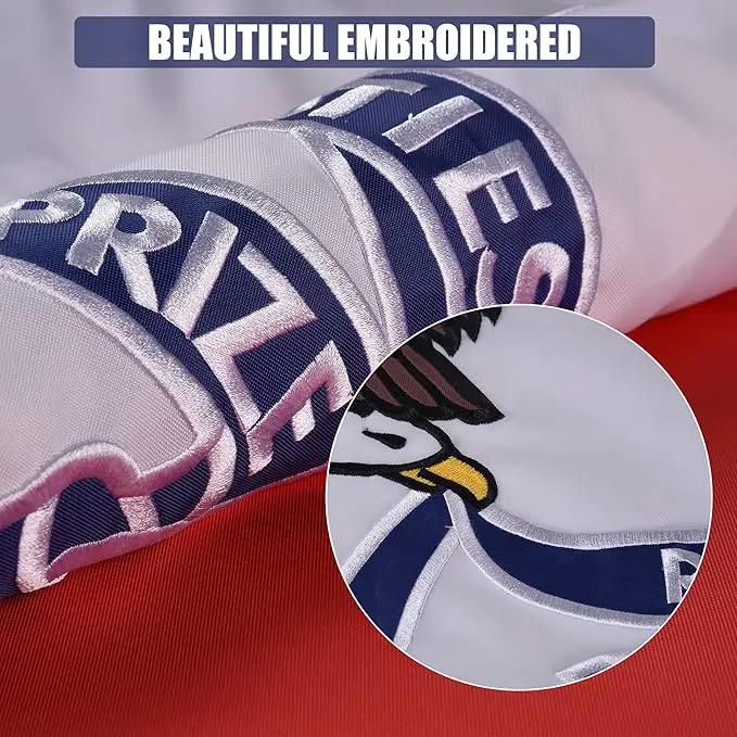 Iowa State Flag 3x5 Ft, Deluxe Full Embroidered Heavy Duty Nylon Durable IA Outside Flags, Indoor/Outdoor, Sewn Stripes and Brass Grommets by GreenHaven Gardens