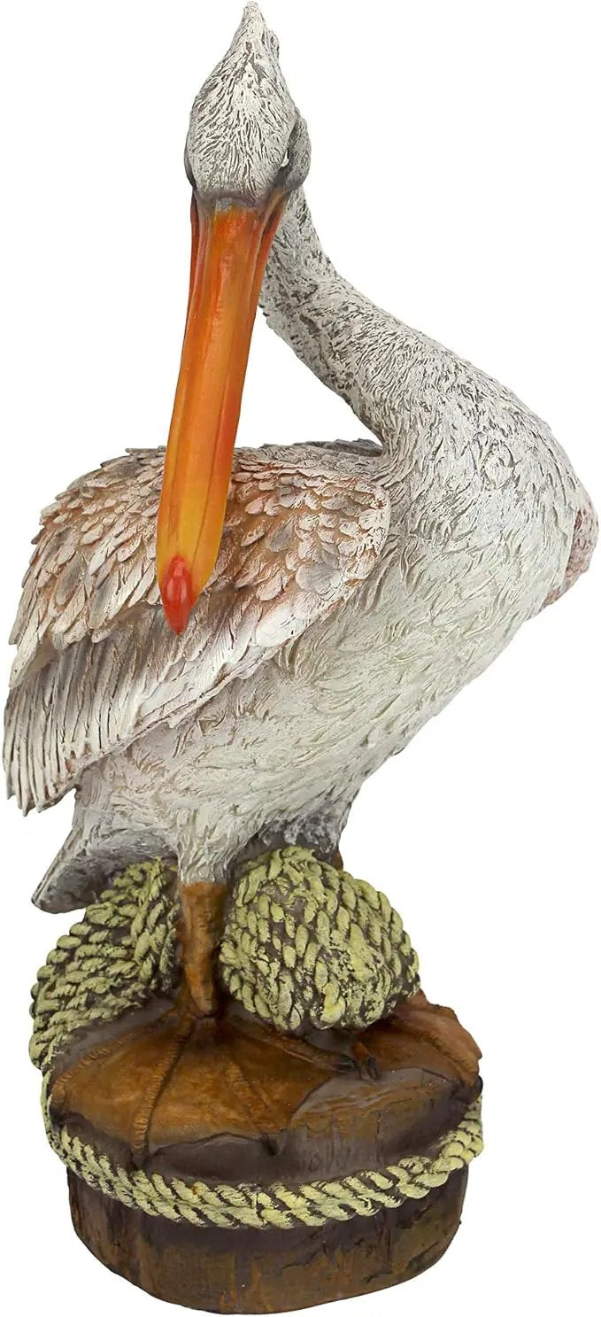 Design Toscano Ocean Side PIER 51 Pelican Statue by GreenHaven Gardens
