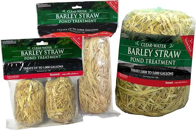 Summit...responsible solutions Summit 125 Clear-Water Barley Straw Bales, 2-Pack Treats up to 1000-Gallon by GreenHaven Gardens