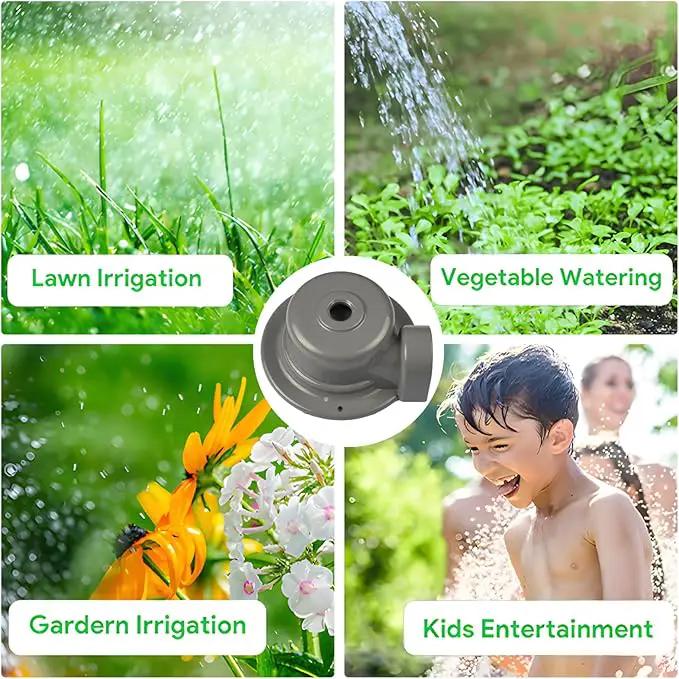 Metal Lawn Sprinkler, 2 Pack Small Area Garden Sprinklers, 360 Degree Lawn and Yard Sprinklers Sprinkler for Yard Lawn Watering by GreenHaven Gardens