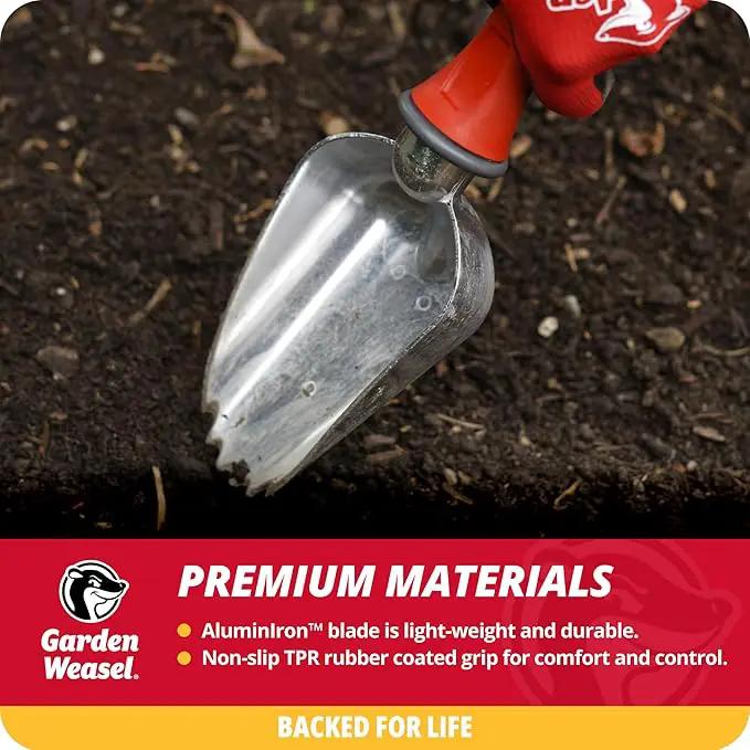 Garden Weasel Potting Scoop - Oversized | Dig and Transport | Planting and Gardening Hand Digging Tools, Heavy Duty Soil Scoop, Mini Gardening Shovel | 91362 by GreenHaven Gardens