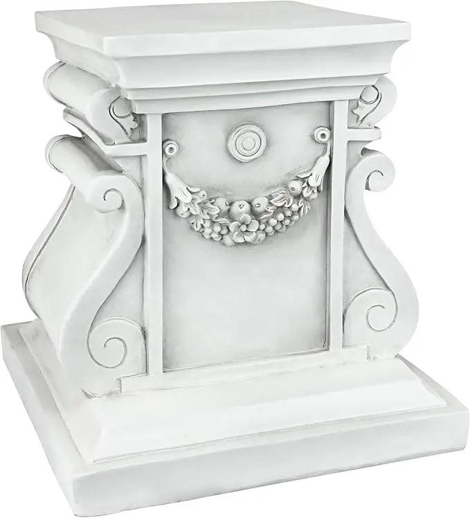 Design Toscano NG314105 Statuary Garden Base Riser, Medium, Classic Plinth by GreenHaven Gardens