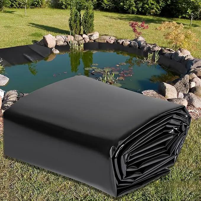 Pond Liners 20 x 20 Feet, Easy Cutting LDPE Pond Liner 20 Mil, High Preformed Koi Pond Liner for Ponds, Streams, Fountains and Garden Waterfall by GreenHaven Gardens