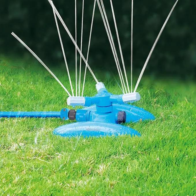 Circular Sprinkler for Large Area Coverage, Adjustable 360 Degree Rotating with Stable Base by GreenHaven Gardens