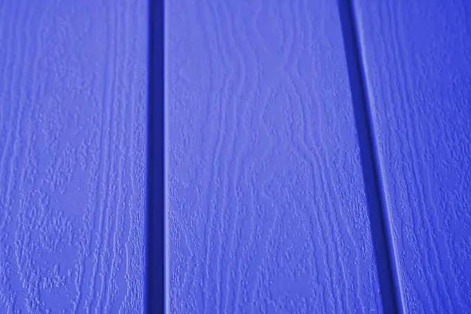 OEF Furnishings Heavy Duty Blow Molded Folding Picnic Table - Blue, Black Fram