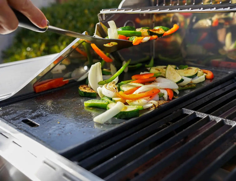 Monument Grills Larger 4-Burner Propane Gas Grills Stainless Steel Cabinet Style with Accessory Kit(5 items), Outdoor Use by GreenHaven Gardens