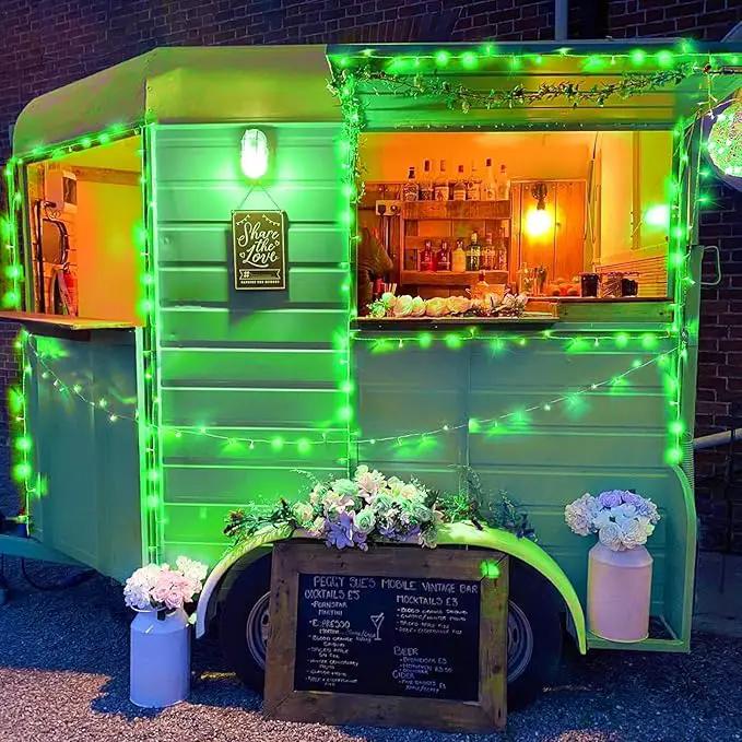 300 LED Green Lights Outdoor, 99ft Green String Lights for St Patricks Day Decor, Clear Wire 8 Modes Waterproof Plug in Green Christmas Lights with Timer Memory for Room Tree Party Decorations by GreenHaven Gardens