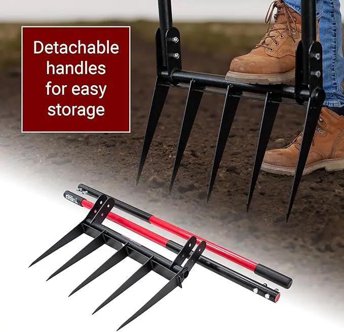 Bully Tools 92627 Broad Fork with Fiber Glass Handle by GreenHaven Gardens