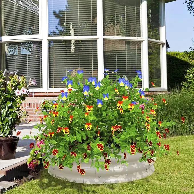 BPS Metal Raised Garden Bed, 2-Pack 2.5FT Diameter Galvanized Planter Raised Garden Boxes for Flower Planters, Vegetables Herb by GreenHaven Gardens