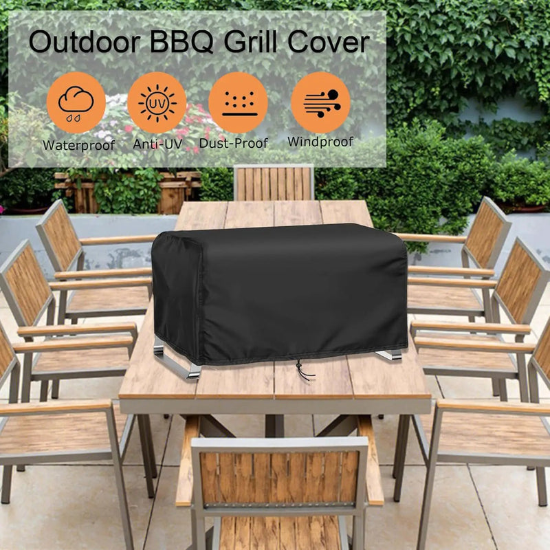 Grill Cover Fits for NXR 3 Burner Portable Gas Grill, 600D Heavy Duty 25'' Outdoor BBQ Cover for Nexgrill 820-0007GE Tabletop Gas Grill, 25" L x 18" W x 15" H by GreenHaven Gardens