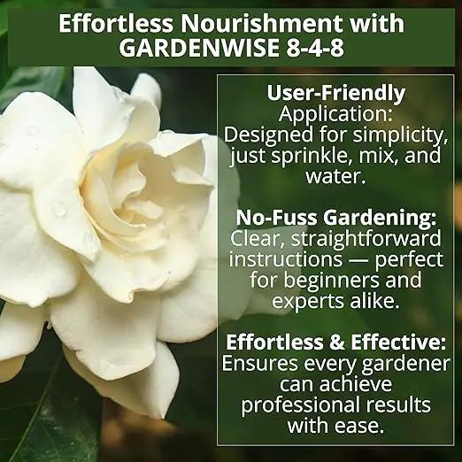 8-4-8 Acidic Fertilizer for Azaleas, Camellias (Camelia), Hydrangeas, Blueberries, Gardenias, Magnolia Trees, Evergreens, and Rhododendrons - Ideal Iron-Rich Plant Food (12 OZ) by GreenHaven Gardens