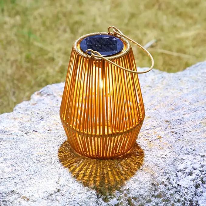 Solar Lanterns, KagoLing Solar Lights Outdoor Waterproof Solar Lights for Outside Hanging Solar Lantern Solar Table Lamp Lights Decoration for Garden,Yard,Patio,Porch,Trees,Lawn,Pathway, 2 Pack by GreenHaven Gardens