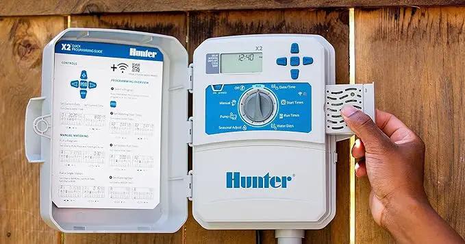 Hunter Hydrawise X2-1400 14 Station Hydrawise Controller Bundeled with Wand WiFi Module X2 14 Zone Outdoor or Indoor Smart Internet X21400 Irrigation Timer by GreenHaven Gardens