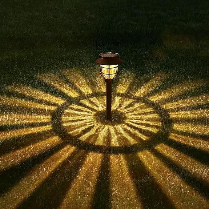 10 Pack Solar Pathway Lights Outdoor - Bright Solar Powered Garden Lights with 3000K Warm LED, Auto On/Off Waterproof Path Lights Decorative, Landscape Lighting for Yard Patio Walkway Driveway by GreenHaven Gardens