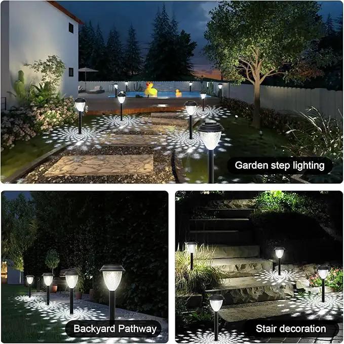 GOODFOEVER Solar Pathway Lights Outdoor, 10 Pack Solar Lights Outdoor Waterproof for Outside, Garden Decor for Yard, Patio, Landscape, Planter, Walkway, Driveway by GreenHaven Gardens