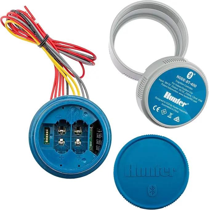 SPW Hunter Node-BT-400 Four Zone Bluetooth Enabled Irrigation Controller 4 Station 9V Timer NODEBT400 by GreenHaven Gardens