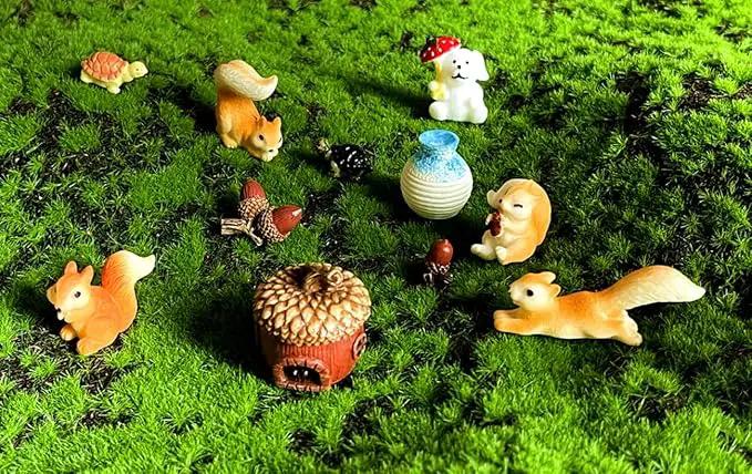 HYG Miniature Fairy Garden Accessories, Figurines, Landscape Set, Potted Horticulture Ornaments for Decoration by GreenHaven Gardens