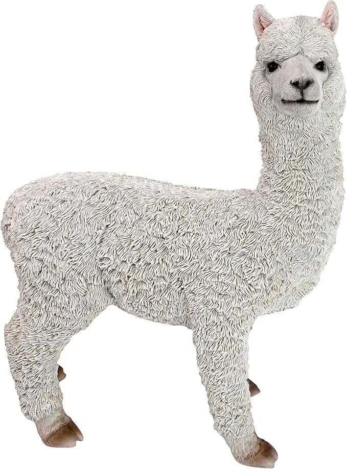 Design Toscano The Alpacalypse of Alpaca Garden Statues: Baby by GreenHaven Gardens