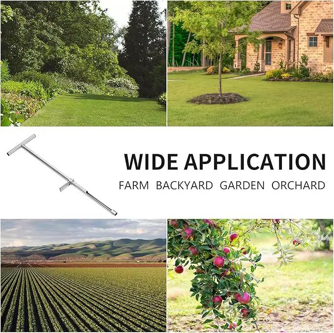 Soil Sample Probe, 36 Inch Soil Probe Rod, Ground Probe Rod, My Soil Test Kit, Stainless Steel Soil Sampler Tool for Soil Sampling, Gardening by GreenHaven Gardens