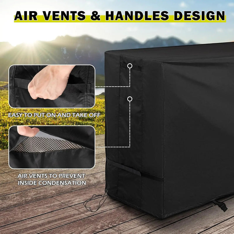 Grill Cover for Blackstone 2206 Original 28in Griddle, Flat Top Griddle Cover for Blackstone 28 Inch Grill with One Shelf by GreenHaven Gardens