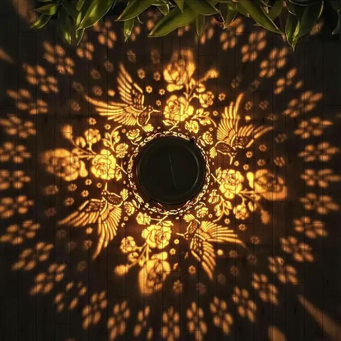 Solar Hummingbird Lanterns Outdoor Waterproof Mothers Day Gifts for Women Mom Grandma Garden Decor Hanging Solar Lights Metal Decoration Outside for Yard, Patio,Backyard,Porch by GreenHaven Gardens