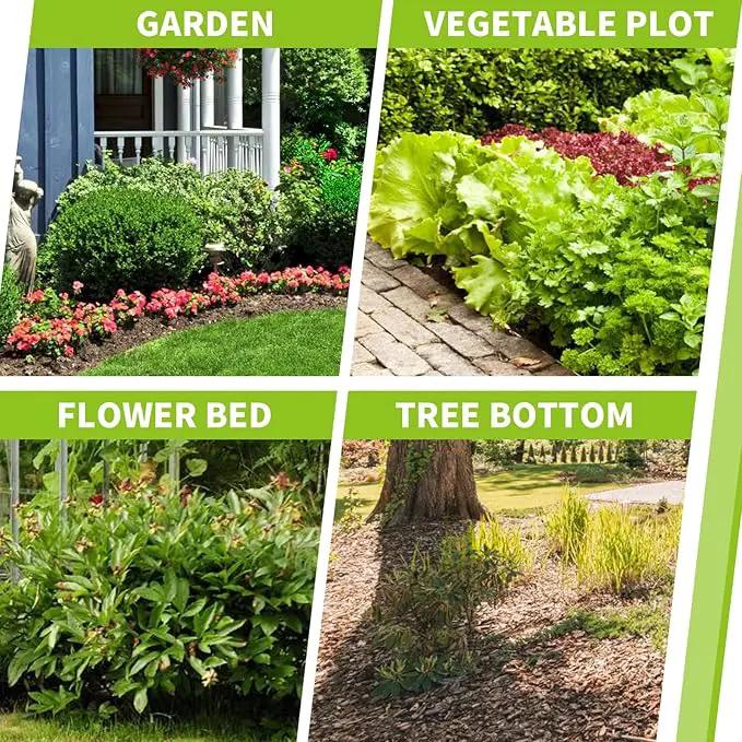 3x100ft 3.2OZ, Weed Barrier Landscape Fabric Heavy Duty, Woven Weed Control Fabric, High Permeability Good for Flower Bed, Geotextile Fabric Underlayment, Driveway (2.6ft*100ft) by GreenHaven Gardens