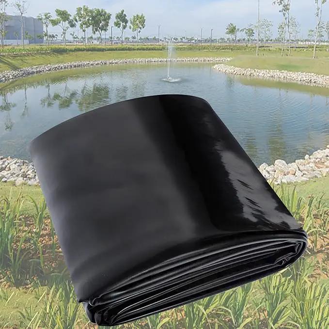 14 x 14 FT Pond Liner, 20 Mil Fish Pond HDPE Liner, Pond Liners for Outdoor Ponds, Koi Ponds, Garden Fountain, Waterfall by GreenHaven Gardens